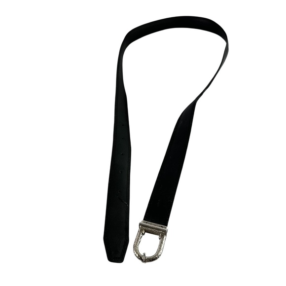 Vintage PHILIPPE CHARRIOL Rope Brown Genuine Leather Croc Pattern Belt Size 42 - Picture 11 of 11